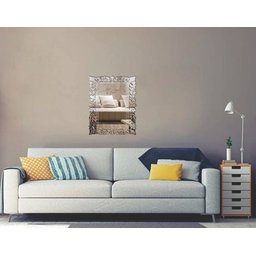 Espelho veneziano Provençal Decorativo 120x160 38125:prata - 4