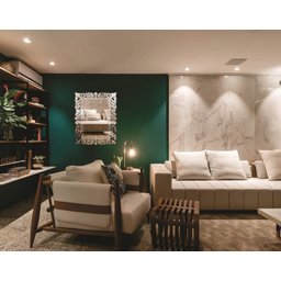 Espelho veneziano Provençal Decorativo 120x160 38125:prata - 2