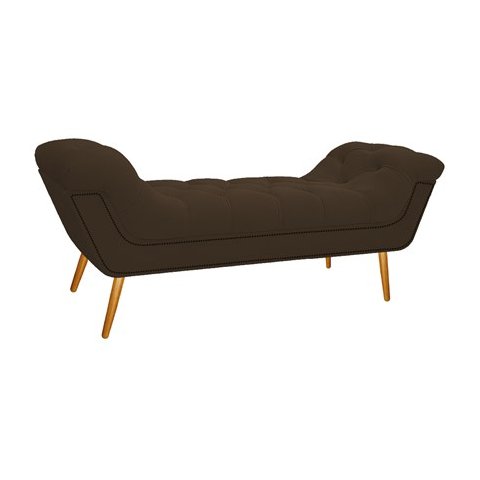 Calçadeira Madrid 195 cm Suede Marrom