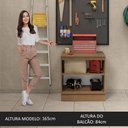 Ver imagem 6 de Balcão Multiuso 80cm 2 Portas Agata Madesa