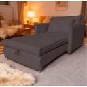 Ver imagem 2 de Poltrona-cama Mônica Bouclé ? Conforto, Sofisticação e Praticidade em Um Só Móvel
