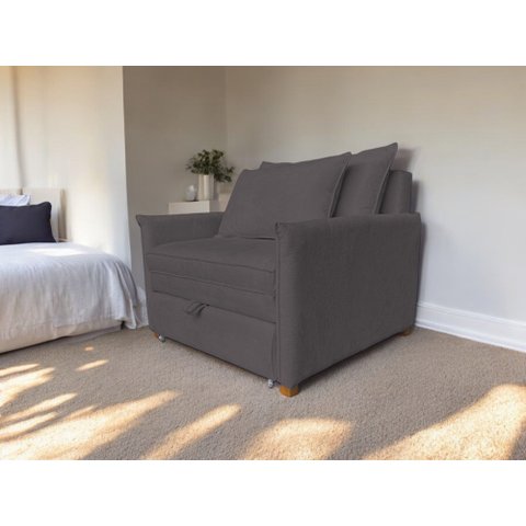 Poltrona-cama Mônica Bouclé ? Conforto, Sofisticação e Praticidade em Um Só Móvel