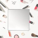 Ver imagem 5 de Espelho de Aumento com Ventosa Uz Maquiagem Banheiro Barbear 14cm Quadrado