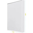 Ver imagem 3 de Espelho de Aumento com Ventosa Uz Maquiagem Banheiro Barbear 14cm Quadrado