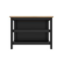 Ver imagem 7 de Ilha Cozinha Ditália 2 Prateleiras Preto CD-1019