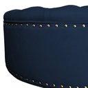 Ver imagem 4 de Puff Amora 80 Cm Suede Vermelho Slk Decor Amara Azul Royal