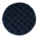 Ver imagem 2 de Puff Amora 80 Cm Suede Vermelho Slk Decor Amara Azul Royal