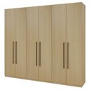 Ver imagem 2 de Guarda Roupa 6 Portas 3 Gavetas Nero Infinity Savana