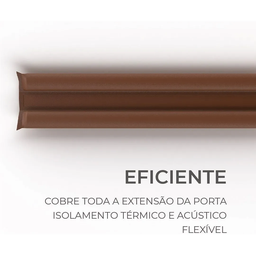Veda Porta Rolinho Comfort Door Protetor Impermeável 80cm Branco - 6
