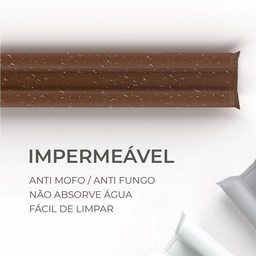 Veda Porta Rolinho Comfort Door Protetor Impermeável 80cm Branco - 7