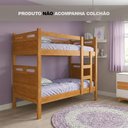Ver imagem 1 de Beliche Jaspe com Escada e Proteção Lateral para Quarto Juvenil Criança e Adolescente - Nature