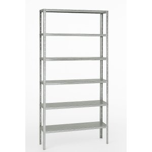 Prateleira de Aço Galvanizada com 6 Bandejas Suporta Ate 180kg