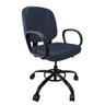 Cadeira de Escritorio Giratoria Reforçada Para Obeso Com Regulagem de Altura Suporta até 200kg Azul  - 2
