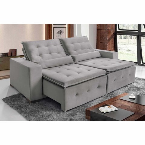 Sofá Spazzio 2lugares 1,60cm Retrátil e Reclinável - de Casa Décor e Estofados.
