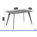 Ver imagem 3 de Mesa Cozinha Acerola Madeira 130cm Madeira/Cinamomo Cimol