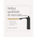Ver imagem 7 de Torneira Banheiro Preto Quente e Fria Grécia Monocomando 100% Metal Premium Goldenx