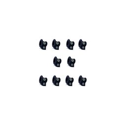 50 Presilha Injetada 25mm Barra Pump Academia Musculacao Trava Pesos Bloqueador Jfit - 1