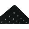 Ducha Black 40x40 Cm Inox 304 C/ Cano Suporte de Teto 24 Cm - 4