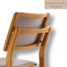 Conjunto com 2 Banquetas em Madeira Eloá - 5