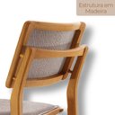 Ver imagem 5 de Conjunto com 2 Banquetas em Madeira Eloá Marrom/Brisa/Imbuia