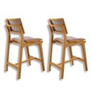 Ver imagem 3 de Conjunto com 2 Banquetas em Madeira Eloá