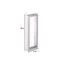 Ver imagem 4 de Puxador Duplo para Box Banheiro 30cm em Aço Inox Polido Brilhante Stainless