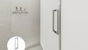 Ver imagem 3 de Puxador Duplo para Box Banheiro 30cm em Aço Inox Polido Brilhante Stainless