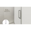 Ver imagem 3 de Puxador Duplo para Box Banheiro 30cm em Aço Inox Polido Brilhante Stainless