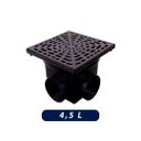 Ver imagem 3 de Caixa Coletora de Água Pluvial 24x24cm Preta