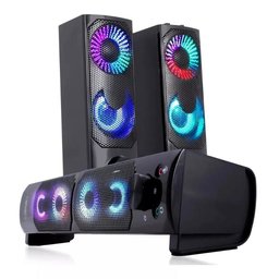 Caixa de Som e Subwoofer para Computador e Notebook 12w com Led Knup - Kp-6040 - 1