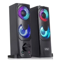 Caixa de Som e Subwoofer para Computador e Notebook 12w com Led Knup - Kp-6040 - 3