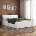 Ver imagem 1 de Cama Baú Queen Size com 4 Gavetas Ilan 1251 Branco