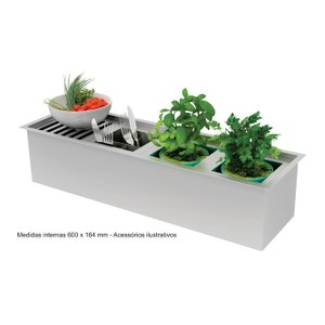Canal Organizador Umido para Bancada - 105 CM