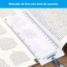 Marcador de Livro com Lente de Aumento 3x e Régua de 15cm - 3