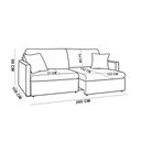 Ver imagem 2 de Sofá 4 Lugares Retrátil Reclinável para Sala de Estar 260cm Send K01 Linho Soft Cinza - Lyam