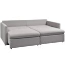 Ver imagem 4 de Sofá 4 Lugares Retrátil Reclinável para Sala de Estar 260cm Send K01 Linho Soft Cinza - Lyam