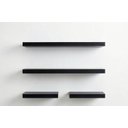 Ver imagem 1 de Kit 4 Prateleiras Parede Suporte Invisível Preto 2x 40x20 2x 60x20