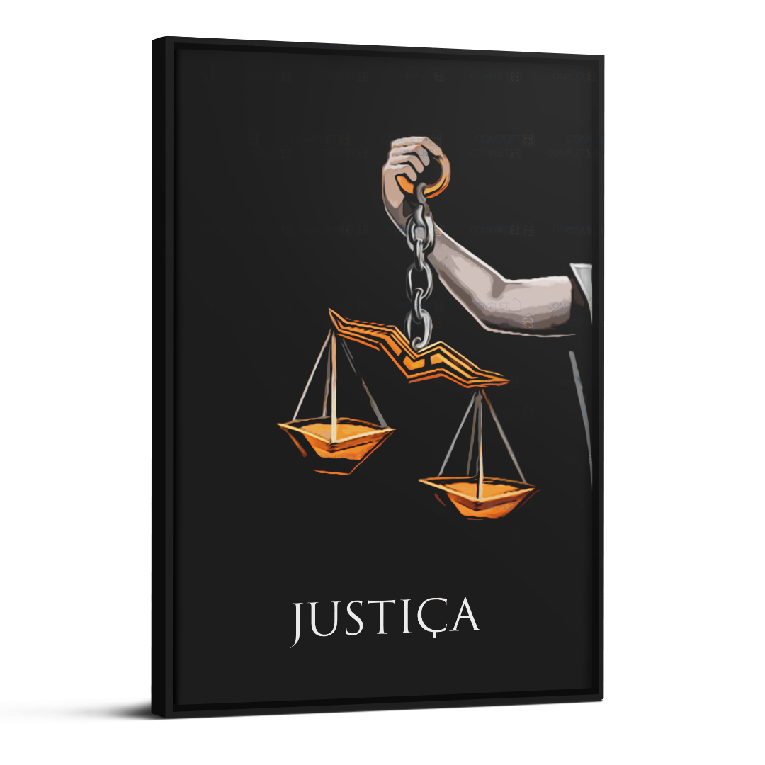 Quadro Premium para advocacia Justiça Direito Ordem 70x150cm - 4