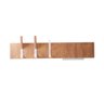 Cabideiro de Madeira Linha Home Morphí Design 80cm Aço Branca - 4