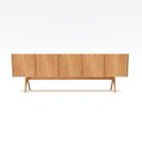 Ver imagem 3 de Balcão Buffet Aparador Lenny 229 Cm 5 Portas Laminado