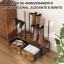 Ver imagem 6 de Sapateira Organizadora com Gavetas e Suporte para Botas Estilo Industrial