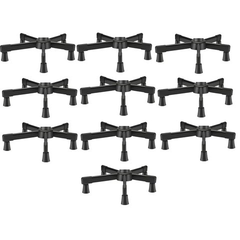 Kit 10  Estrelas Costureira Em Aço C/ Sapatas 1 Pé Menor 8 cm para encostar mais proximo da maquina