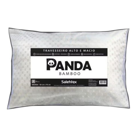 Travesseiro Panda Bamboo Alto e Macio.
