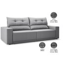 Ver imagem 5 de Sofá Lord 2,00m Retrátil e Reclinável Velosuede - Netsofas