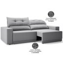 Ver imagem 4 de Sofá Lord 2,00m Retrátil e Reclinável Velosuede - Netsofas