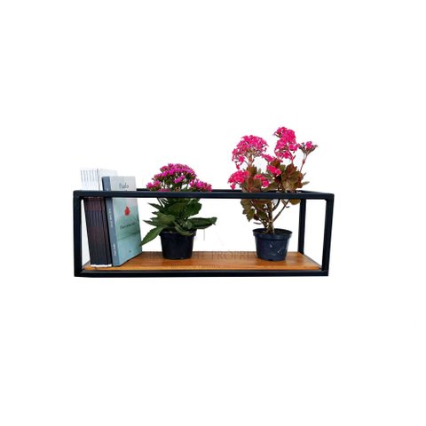 prateleira multiuso jardim cozinha banheiro estilo industrial metalon 60 cm MINAS ARTE PRÓPRIA supor