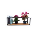Ver imagem 1 de prateleira multiuso jardim cozinha banheiro estilo industrial metalon 60 cm MINAS ARTE PRÓPRIA supor