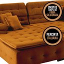 Ver mais imagens de Sofá Retrátil e Reclinável com Chaise Orlando 2.20x2.10m- Sofisticato-terra