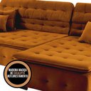 Ver imagem 5 de Sofá Retrátil e Reclinável com Chaise Orlando 2.20x2.10m- Sofisticato-terra