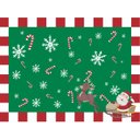 Ver imagem 1 de Jogo Americano Descartável Bengala de Natal 6 Unidades